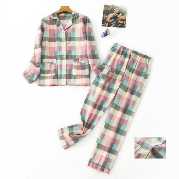 The Printed Long Pajama Set