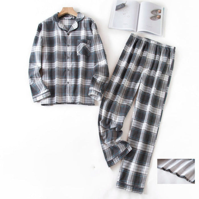 The Long Winter Plaid Pajama Suit