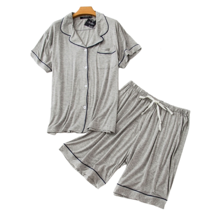 The Short Sleeves Cotton Pajama Set