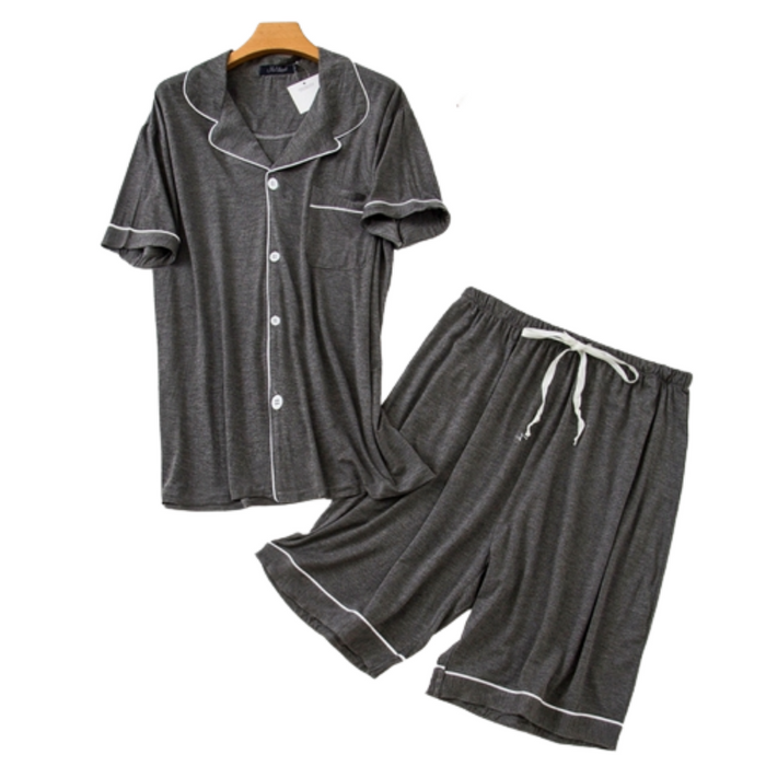 The Short Sleeves Cotton Pajama Set