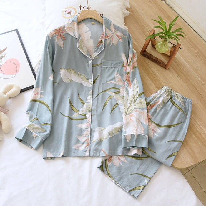 The Floral All Over Print Pajama Set