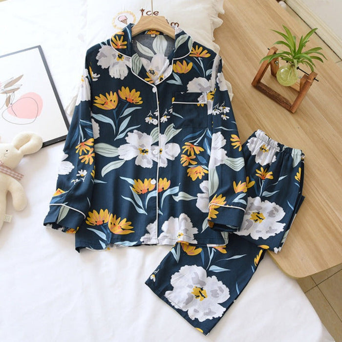 The Floral All Over Print Pajama Set