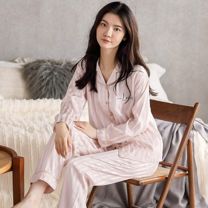 The Satin Silk Women's Long Pajama