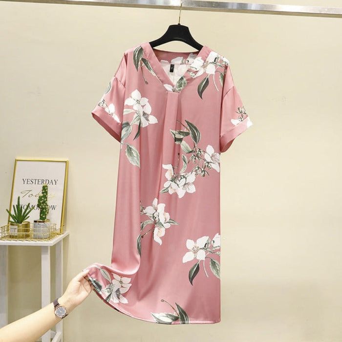 The Women's Silk Long Pajama