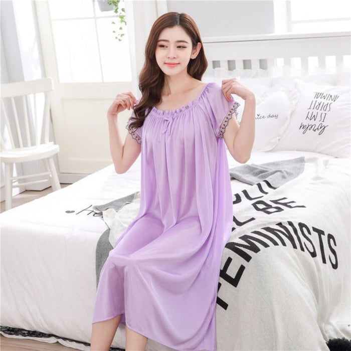 Plus Size Satin Nightgowns For Women