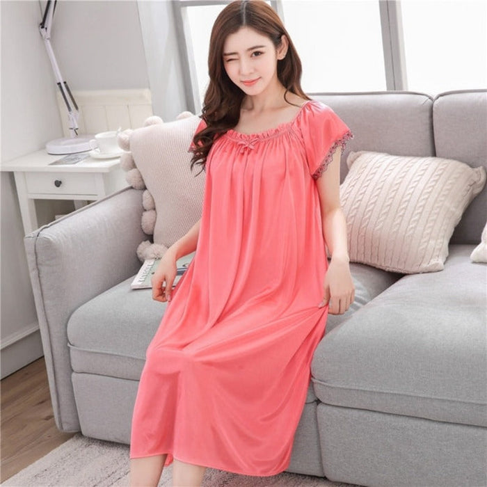 Plus Size Satin Nightgowns For Women