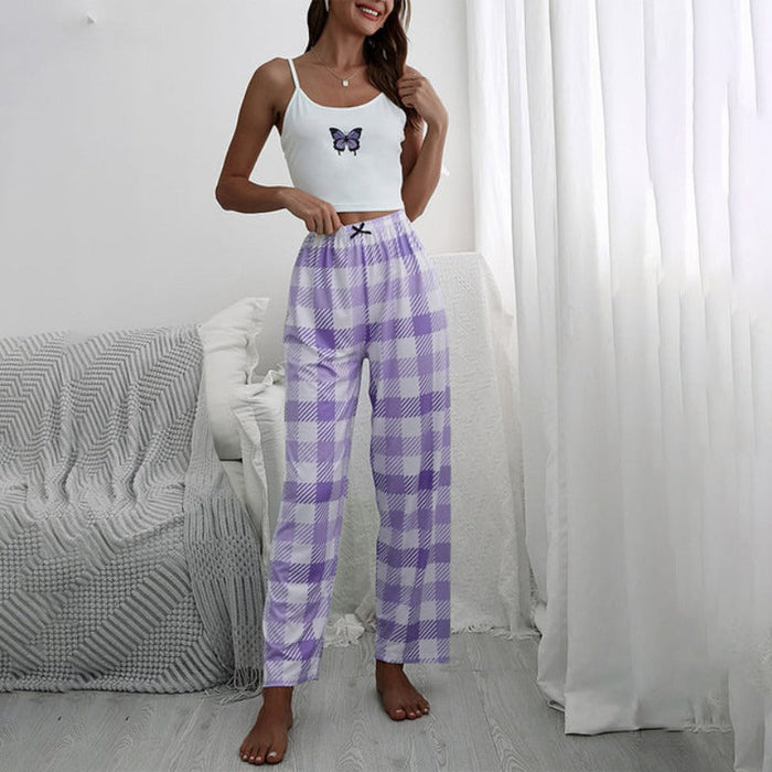 Cami and Long Pajamas Sleepwear Set