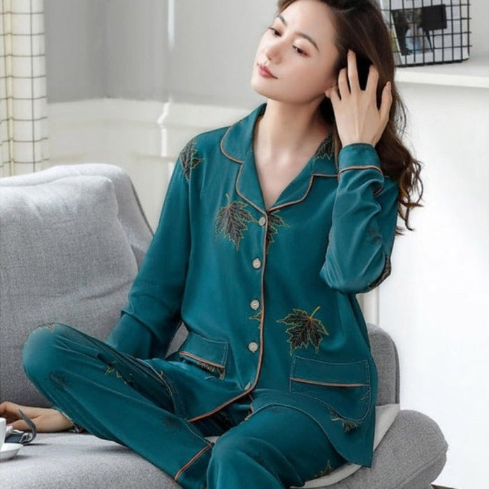 V-Neck Cotton Plus Size 4XL Pajamas Sets