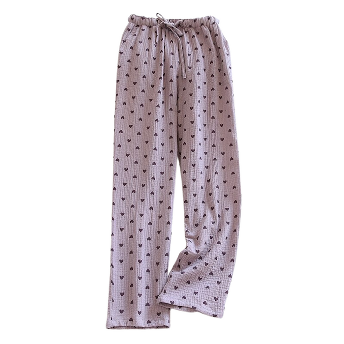 Ladies Cotton Crepe Trousers