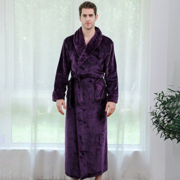 Customized Couple of Long Plush Bathrobes