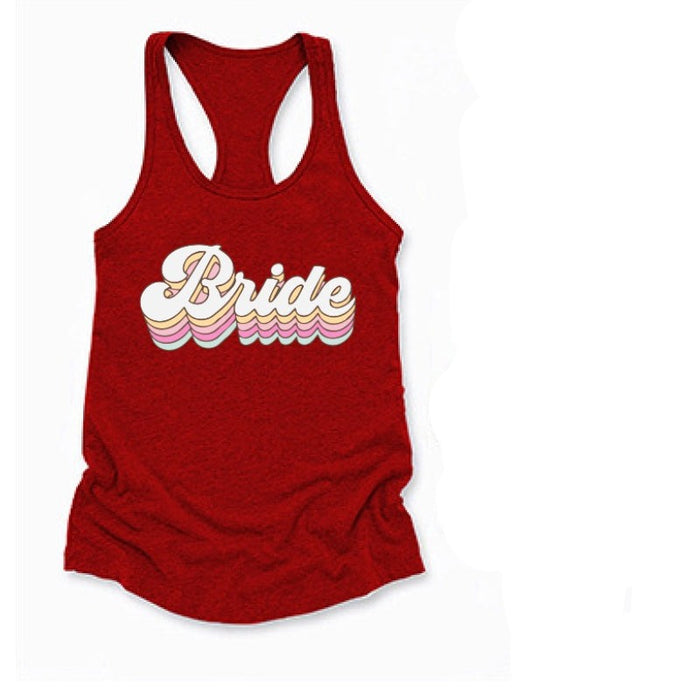 Party Tank Tops Bride And Babe