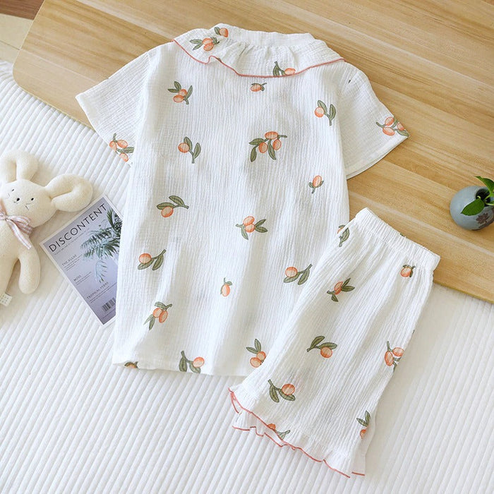 Kimono Short-Sleeved Shorts Set