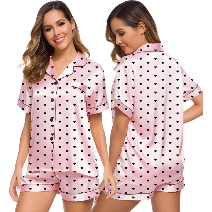 Women's Lounge Sleepwear Dotted Sets