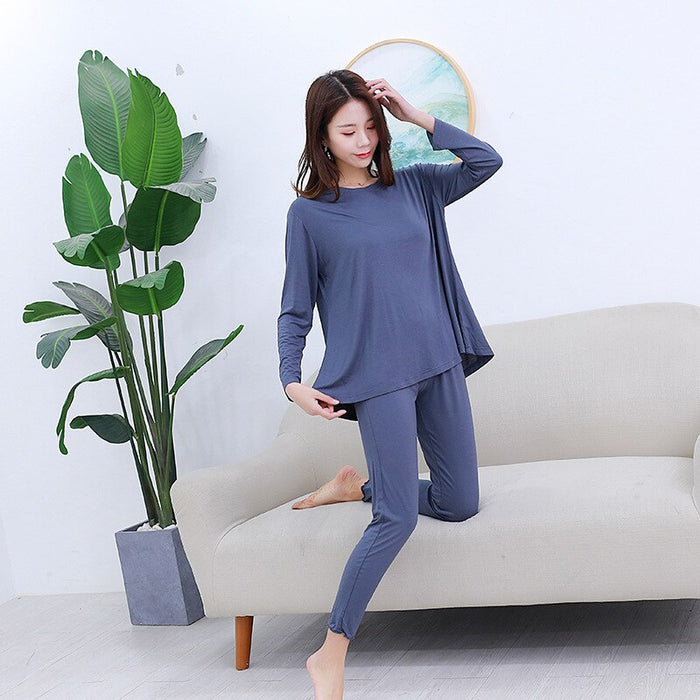 Long Sleeve Women Pajama Set