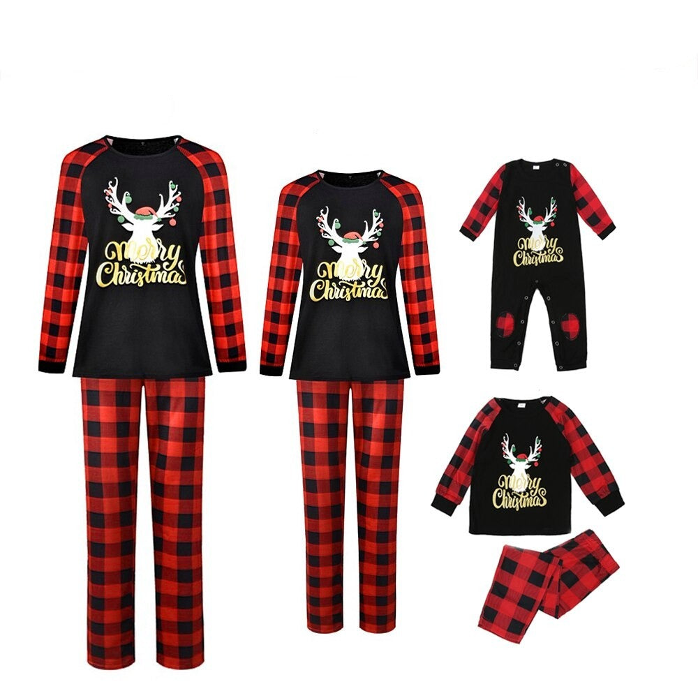 Reindeer Matching Family Pajama Set – Leveret Clothing