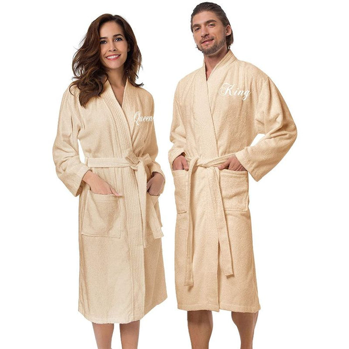 Personalized Long Sleeve Soft Bathrobes