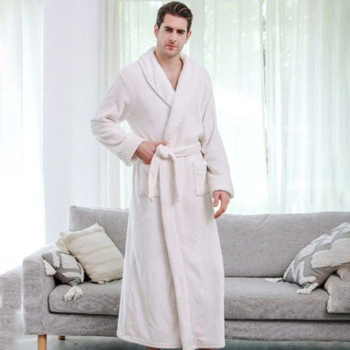 Customized Couple of Long Plush Bathrobes