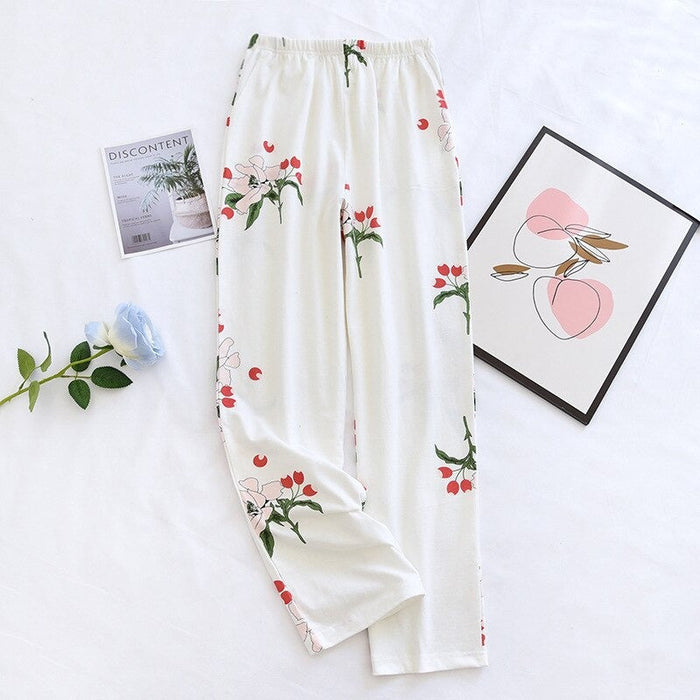 Floral Home Pants -M104