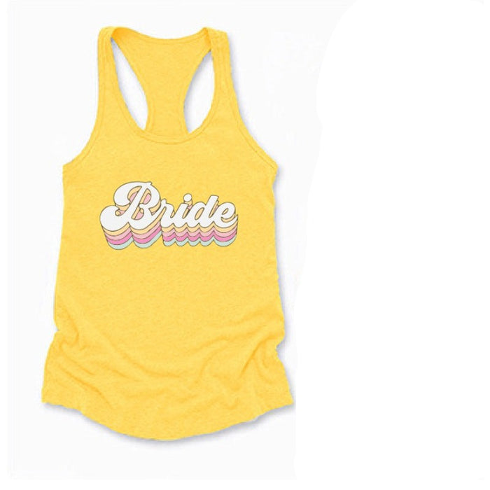 Party Tank Tops Bride And Babe